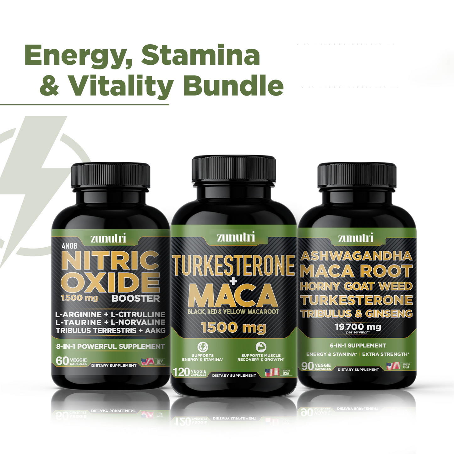 Zunutri® Energy, Stamina & Vitality Bundle